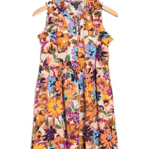 Maggy London Dresses & Skirts - Maggy London Woman Floral Ruffled Swing Dress
